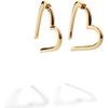 Emory Hoop - Clear/Gold