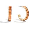 image:imageBaubleBar Hoop and Drop Earrings for Women Fashion Jewelry Beautiful and Giftable EarringsOrange Hoop