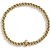 image:imageBaubleBar Initial Pisa Stretch Bracelet  Personalized GoldPlated Bracelet for Women Beaded Initial Bracelet Stacking Bracelet Custom Ball Bracelet Trendy JewelryLetter I Solid