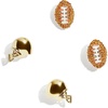 image:imageBaubleBar SportThemed Statement Earrings Novelty Stud Earrings for Women Costume JewelryDraft Pick Set