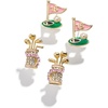 image:imageBaubleBar SportThemed Statement Earrings Novelty Stud Earrings for Women Costume JewelryHole in One Set