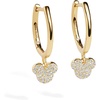 image:imageBaubleBar x Disney DemiFine Earrings  18K GoldPlated Sterling Silver Mickey Mouse Earrings Perfect for GiftingMickey Mouse Charm Huggie
