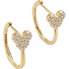 image:imageBaubleBar x Disney DemiFine Earrings  18K GoldPlated Sterling Silver Mickey Mouse Earrings Perfect for GiftingMickey Mouse Huggie Hoop