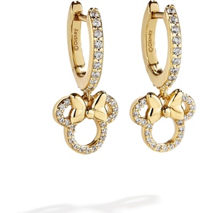 image:imageBaubleBar Disney Mickey Mouse DemiFine Earrings for Women  Jewelry for Disney Fans  Giftable and Fun EarringsGold  Huggie