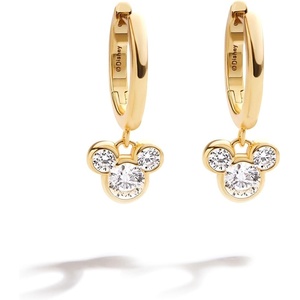 image:imageBaubleBar Disney Mickey Mouse DemiFine Earrings for Women  Jewelry for Disney Fans  Giftable and Fun EarringsPave  Huggie
