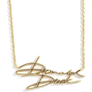 image:imageBaubleBar Disney Necklace  GoldDonald Duck