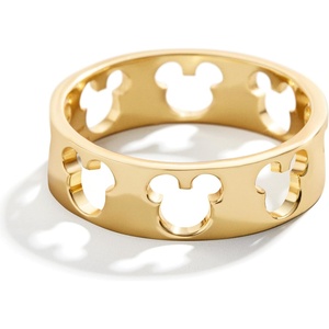 image:imageBaubleBar Disneys Mickey Mouse Outline 18K GoldPlated Sterling Silver RingGoldColored