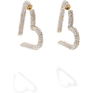 image:imageBaubleBar Heart Earrings Collection for Women Gold Plated Hypoallergenic Fashion JewelryEmory Hoop  Gold