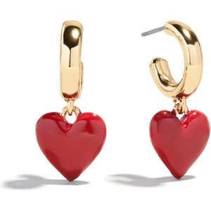image:imageBaubleBar Hoop and Drop Earrings for Women Fashion Jewelry Beautiful and Giftable EarringsRed Drop
