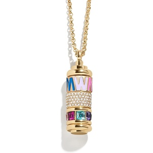 image:imageBaubleBar Initial Spinner Charm NecklaceW