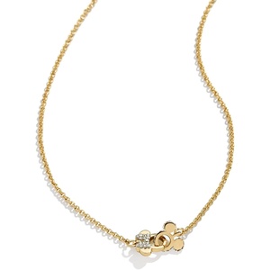 image:imageBaubleBar Mickey Mouse amp Minnie Mouse Disney Better Half Necklace  ClearGold