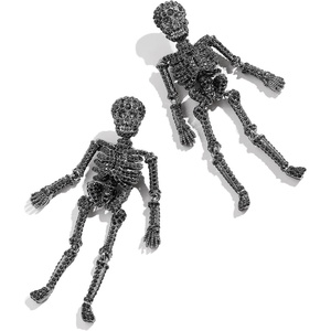 image:imageBaubleBar Seasonal Novelty Earrings for Women  Beautiful and Giftable Holiday and Themed Earrings for Parties and EventsBoneAFide  Black
