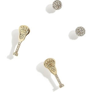 image:imageBaubleBar SportThemed Statement Earrings Novelty Stud Earrings for Women Costume JewelryLacrosse