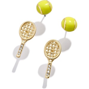 image:imageBaubleBar SportThemed Statement Earrings Novelty Stud Earrings for Women Costume JewelryMatch Point Set