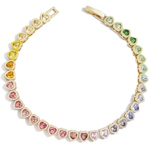 image:imageBaubleBar Tennis Bracelets for Women  Beautiful Trendy Hypoallergenic Bracelets Perfect for Stacking Womens Fashion JewelryKali  Rainbow Ombre