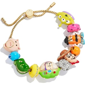 image:imageBaubleBar x Disney Friends Forever Charm Bracelet  Pull Tie Bracelet with Chunky Beads Disney Characters Fashion Jewelry Stackable and Stylish Accessories for WomenToy Story