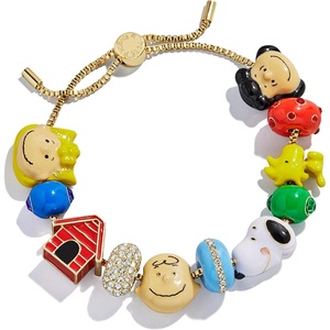 image:imageBaubleBar x Disney Friends Forever Charm Bracelet  Pull Tie Bracelet with Chunky Beads Disney Characters Fashion Jewelry Stackable and Stylish Accessories for WomenPeanuts
