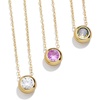image:imageBaubleBar 18K GoldPlated Sterling Silver Birthstone Pendant NecklaceLight AmethystColored