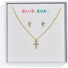 image:imageBaubleBar Cross Statement Necklace Giftable Fashion Jewelry for Women Perfect for Birthday Christmas Valentines Day and EasterCross Gift Set