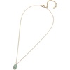 image:imageBaubleBar Initial Necklace  Dainty GoldPlated Personalized Letter Pendant Necklace Small Dog Tag Style DesignTurquoise Stone