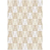image:imageBaubleBar On Repeat Custom Blanket PinkOrange Letter ANaturalBeige