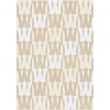 image:imageBaubleBar On Repeat Custom Blanket PinkOrange Letter ANaturalBeige