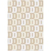 image:imageBaubleBar On Repeat Custom Blanket PinkOrange Letter ANaturalBeige