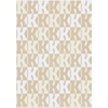 image:imageBaubleBar On Repeat Custom Blanket PinkOrange Letter ANaturalBeige