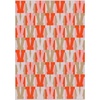 image:imageBaubleBar On Repeat Custom Blanket PinkOrange Letter APinkOrange