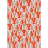 image:imageBaubleBar On Repeat Custom Blanket PinkOrange Letter APinkOrange
