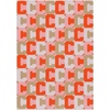 image:imageBaubleBar On Repeat Custom Blanket PinkOrange Letter APinkOrange