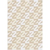 image:imageBaubleBar On Repeat Custom Blanket PinkOrange Letter CNaturalBeige