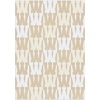 image:imageBaubleBar On Repeat Custom Blanket PinkOrange Letter CNaturalBeige