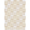 image:imageBaubleBar On Repeat Custom Blanket PinkOrange Letter CNaturalBeige