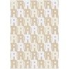 image:imageBaubleBar On Repeat Custom Blanket PinkOrange Letter CNaturalBeige