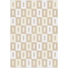 image:imageBaubleBar On Repeat Custom Blanket PinkOrange Letter CNaturalBeige