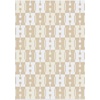 image:imageBaubleBar On Repeat Custom Blanket PinkOrange Letter CNaturalBeige