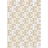 image:imageBaubleBar On Repeat Custom Blanket PinkOrange Letter CNaturalBeige