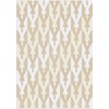 image:imageBaubleBar On Repeat Custom Blanket PinkOrange Letter CNaturalBeige
