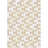 image:imageBaubleBar On Repeat Custom Blanket PinkOrange Letter CNaturalBeige