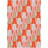image:imageBaubleBar On Repeat Custom Blanket PinkOrange Letter CPinkOrange