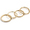 image:imageBaubleBar Waterproof Ring Sets  Layered Rings for Women 100 Waterproof Fashion Jewelry Trendy Stackable Rings Everyday Wear Dress Up or Down Flawless and StylishCamille