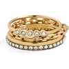 image:imageBaubleBar Waterproof Ring Sets  Layered Rings for Women 100 Waterproof Fashion Jewelry Trendy Stackable Rings Everyday Wear Dress Up or Down Flawless and StylishCamille