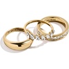 image:imageBaubleBar Waterproof Ring Sets  Layered Rings for Women 100 Waterproof Fashion Jewelry Trendy Stackable Rings Everyday Wear Dress Up or Down Flawless and StylishGreta