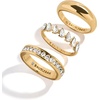 image:imageBaubleBar Waterproof Ring Sets  Layered Rings for Women 100 Waterproof Fashion Jewelry Trendy Stackable Rings Everyday Wear Dress Up or Down Flawless and StylishGreta