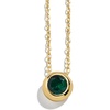 image:imageBaubleBar 18K GoldPlated Sterling Silver Birthstone Pendant NecklaceEmeraldColored