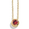 image:imageBaubleBar 18K GoldPlated Sterling Silver Birthstone Pendant NecklaceGarnetColored