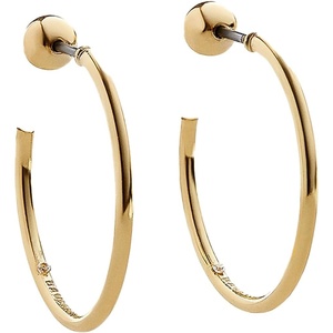 image:imageBaubleBar Dalilah GoldPlated Hoop Earrings for Women  Lightweight Hypoallergenic GoldPlated Hoops with Post Back ClosureDelicate  20 mm