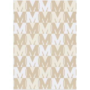 image:imageBaubleBar On Repeat Custom Blanket PinkOrange Letter ANaturalBeige