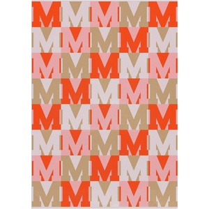 image:imageBaubleBar On Repeat Custom Blanket PinkOrange Letter CPinkOrange